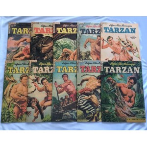 Lote Tarzan - 1ª Série - Nº 51 ao 60 - FRETE GRÁTIS